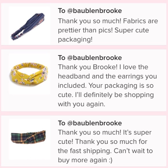 Navy Blue Plaid Print Boho Twist Headband - Picture 7 of 8